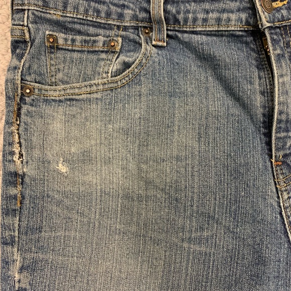 Levi’s Signature Gold Mid Rise Boot Cut Misses 16, 33 W Medium med wash worn - Picture 9 of 10